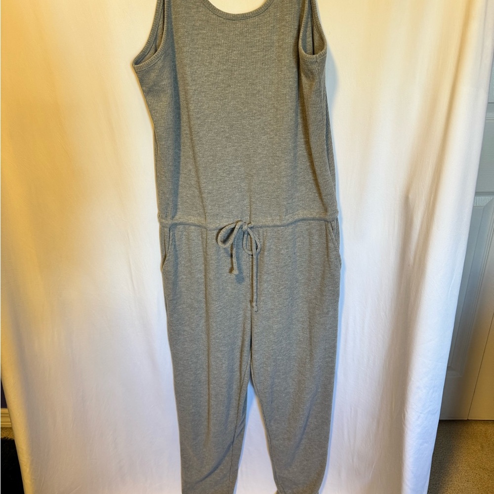 Chaser Heather Gray Sleeveless Jumpsuit